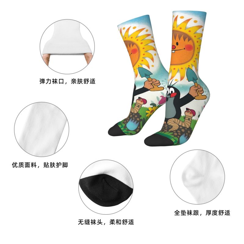 맞춤형 작은 두더지 남성용 크루 양말 유니섹스 신기하고 - Dress Sock Men 리뷰 및 가격