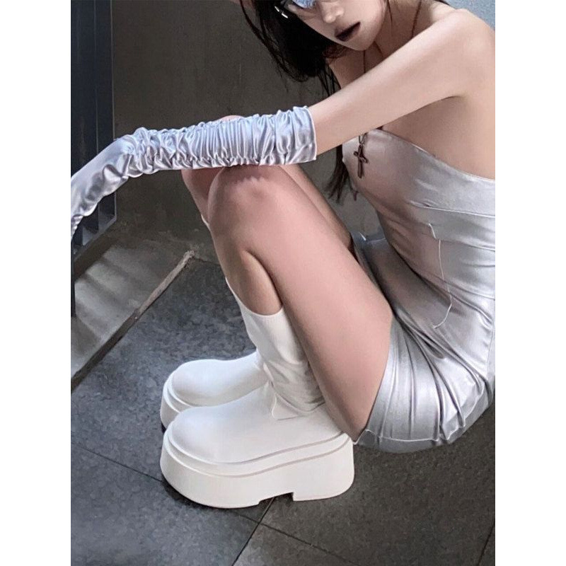 2025년 여름 여성용 두꺼운 밑창 롱 부츠 얇은 하이 - No Show Sock Women 리뷰 및 가격